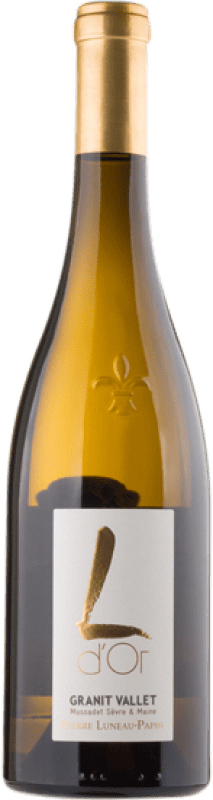 77,95 € Envío gratis | Vino Blanco Luneau-Papin L d'Or A.O.C. Muscadet-Sèvre et Maine Botella Magnum 1,5 L