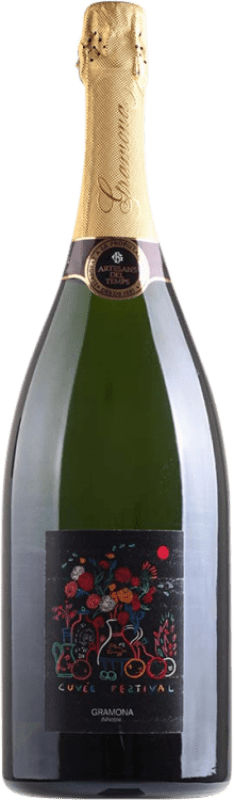 65,95 € | White sparkling Gramona Innoble Brut Nature D.O. Cava Catalonia Spain Macabeo, Xarel·lo, Parellada Magnum Bottle 1,5 L