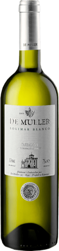 9,95 € | Vin blanc De Muller Solimar Blanc D.O. Tarragona Espagne Muscat d'Alexandrie, Macabeo, Xarel·lo 75 cl