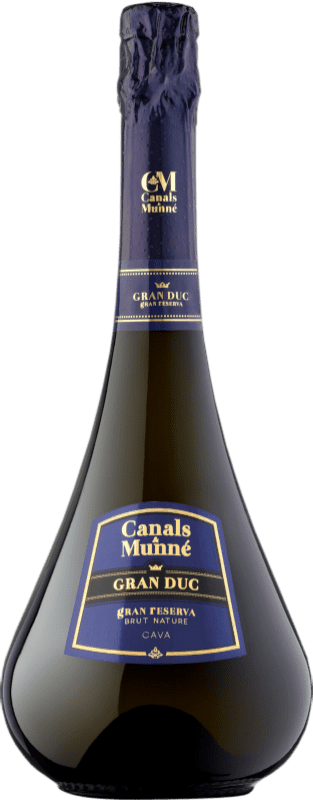 Бесплатная доставка | Белое игристое Canals & Munné Gran Duc D.O. Cava Испания Pinot Black, Macabeo, Xarel·lo 75 cl