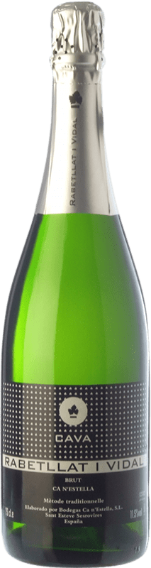 Envoi gratuit | Blanc mousseux Ca N'Estella Rabetllat i Vidal Brut D.O. Cava Espagne Macabeo, Xarel·lo Bouteille Magnum 1,5 L