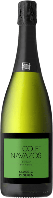 34,95 € | Spumante Bianco Colet Navazos Brut Nature Verde Riserva D.O. Penedès Catalogna Spagna Chardonnay 75 cl
