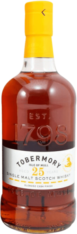 Envoi gratuit | Single Malt Whisky Tobermory Oloroso Cask Finish Royaume-Uni 25 Ans 70 cl