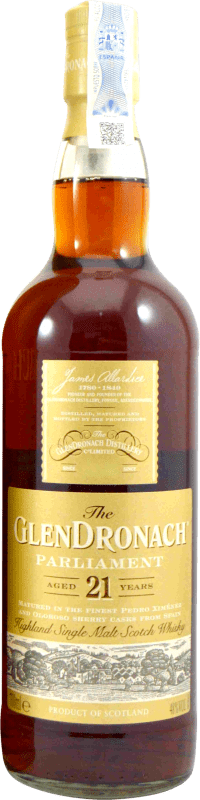 355,95 € Envoi gratuit | Single Malt Whisky Glendronach Parliament 21 Ans