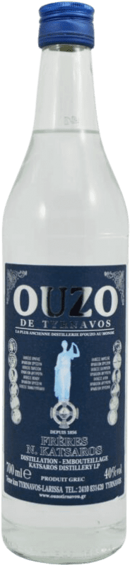Бесплатная доставка | Анисовый ликёр Katsaros Ouzo — Узо I.G. Tyrnavos Греция 70 cl