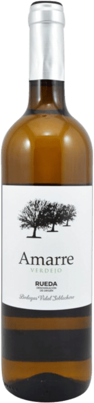 Envío gratis | Vino blanco Vidal Soblechero Amarre D.O. Rueda Castilla y León España Verdejo 75 cl