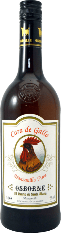 送料無料 | 強化ワイン Osborne Cara de Gallo Fina 2000's コレクターの標本 D.O. Manzanilla-Sanlúcar de Barrameda スペイン 75 cl