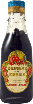 Cremelikör Antonio Lozano. Guindas 1970's Sammlerexemplar Medium Flasche 50 cl