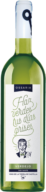 3,95 € | Белое вино Ossaria Blanco I.G.P. Vino de la Tierra de Castilla Испания Verdejo 75 cl