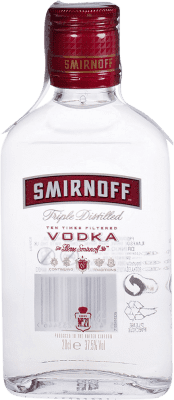 Водка Smirnoff Rojo фляжка бутылка 20 cl