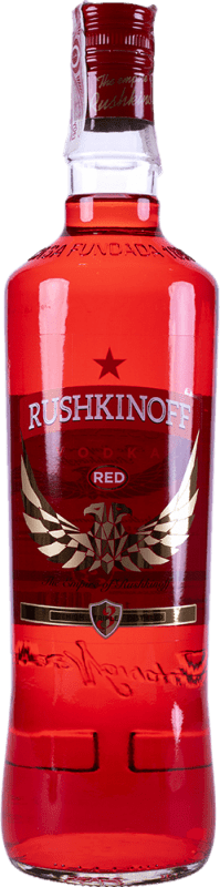 Kostenloser Versand | Wodka Antonio Nadal Rushkinoff Red — Edition Rot Spanien 1 L