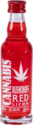 リキュール Antonio Nadal Rushkinoff Cannabis Red ミニチュアボトル 4 cl