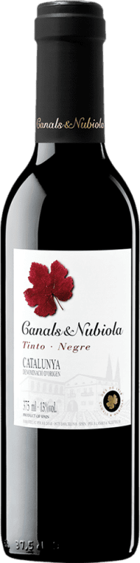 Spedizione Gratuita | Vino rosso Canals & Nubiola Tinto D.O. Catalunya Catalogna Spagna Tempranillo, Grenache Tintorera Mezza Bottiglia 37 cl