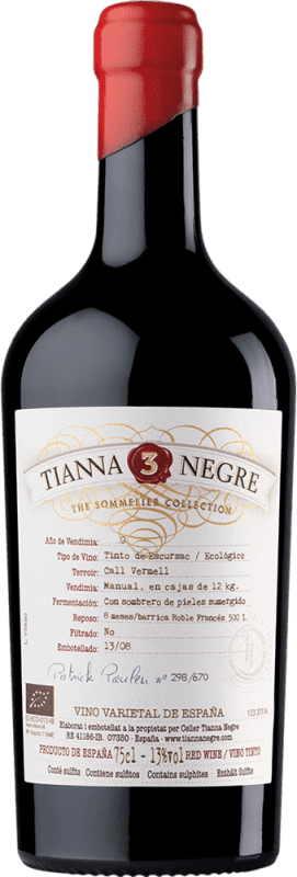 42,95 € | Vinho tinto Tianna Negre 3 The Sommelier Collection Tinto I.G.P. Vi de la Terra de Mallorca Maiorca Espanha Escursac 75 cl