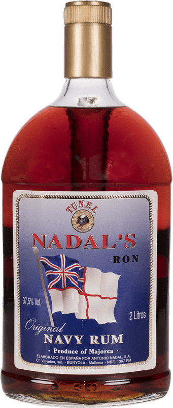 22,95 € | Rum Antonio Nadal Etiqueta Azul Espanha Garrafa Especial 2 L