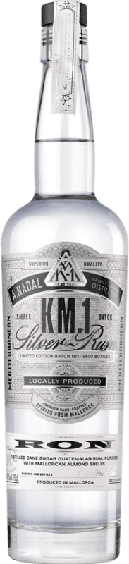 18,95 € | Rum Antonio Nadal KM. 1 Mediterranean Premium Blanco Espanha 70 cl