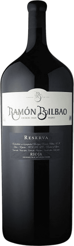 1 157,95 € Envoi gratuit | Vin rouge Ramón Bilbao Réserve D.O.Ca. Rioja Bouteille Balthazar 12 L