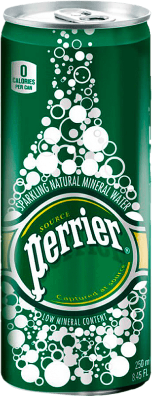 Spedizione Gratuita | Acqua Nestle Waters Perrier con Gas Francia Lattina 25 cl