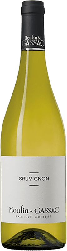 Envio grátis | Vinho branco Moulin de Gassac I.G.P. Vin de Pays d'Oc França Sauvignon Branca 75 cl