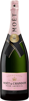 Moët & Chandon Imperial Rosé Brut Champagne Garrafa Jéroboam-Duplo Magnum 3 L