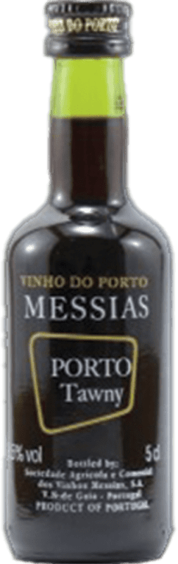 3,95 € Spedizione Gratuita | Vino fortificato Messias Tawny I.G. Porto Bottiglia Miniatura 5 cl