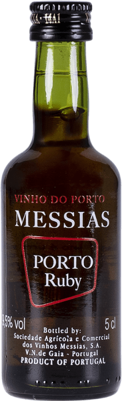 3,95 € Free Shipping | Fortified wine Messias Ruby I.G. Porto Miniature Bottle 5 cl