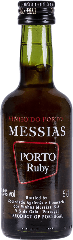 1,95 € | Vinho Generoso Fortificado Messias Ruby I.G. Porto Porto Portugal Garrafinha Miniatura 5 cl