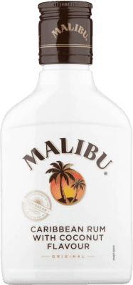 Ром Malibu фляжка бутылка 20 cl