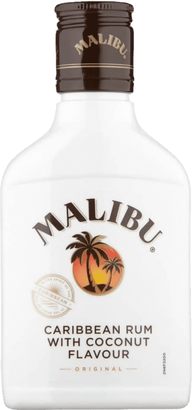 9,95 € Spedizione Gratuita | Rum Malibu Piccola Fiaschetta 20 cl