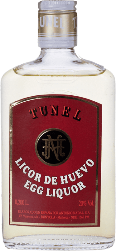 Envío gratis | Licores Antonio Nadal Túnel Huevo España Petaca 20 cl