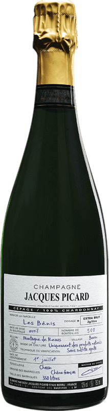 106,95 € | Белое игристое Jacques Picard Les Benis Blanc de Blancs A.O.C. Champagne шампанское Франция Chardonnay 75 cl