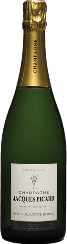 Бесплатная доставка | Белое игристое Jacques Picard Blanc de Blancs A.O.C. Champagne шампанское Франция Chardonnay 75 cl