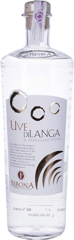 98,95 € | Aguardente Grappa Sibona Uvedilanga Itália Garrafa Especial 1,5 L