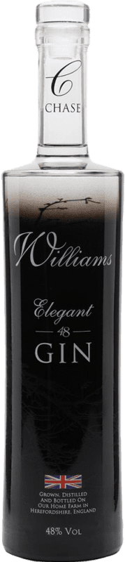 15,95 € Spedizione Gratuita | Genever Gin William Chase Extra Dry — Extra Secco Bottiglietta 20 cl