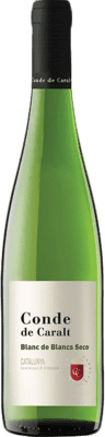 Envoi gratuit | Vin blanc Conde de Caralt Blanco Sec D.O. Catalunya Catalogne Espagne Demi- Bouteille 37 cl