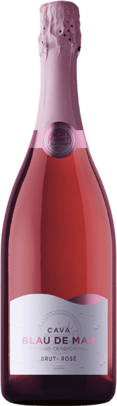 12,95 € Envio grátis | Espumante rosé Family Owned Blau de Mar Rosé D.O. Cava