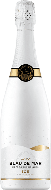 11,95 € Envío gratis | Espumoso Blanco Family Owned Blau de Mar Ice Semiseco D.O. Cava