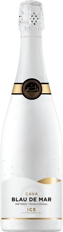 12,95 € 送料無料 | 白スパークリングワイン Family Owned Blau de Mar Ice White セミドライ セミスイート D.O. Cava