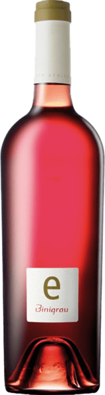 Free Shipping | Rosé wine Binigrau E Rosado I.G.P. Vi de la Terra de Mallorca Majorca Spain Merlot, Mantonegro 75 cl