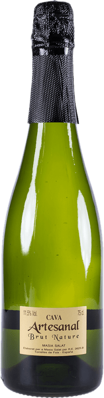 10,95 € Envio grátis | Espumante branco Josep Masachs. Artesanal Brut Nature D.O. Cava