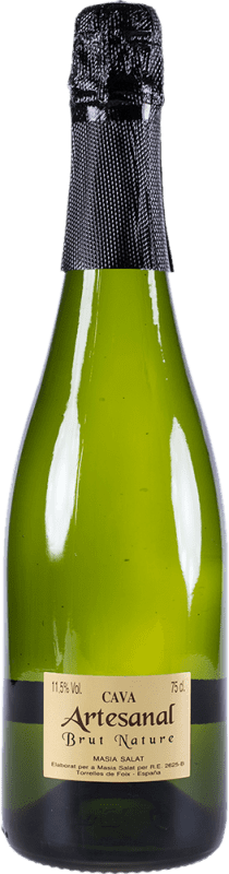 10,95 € Envio grátis | Espumante Branco Josep Masachs Brut Nature — Bruto Natural Artesanal D.O. Cava