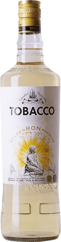 Kostenloser Versand | Rum Antonio Nadal Tobacco Gold — Edition Gold, Premium Spanien 1 L