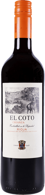 11,95 € Бесплатная доставка | Красное вино Coto de Rioja Tinto Tapón de Rosca старения D.O.Ca. Rioja