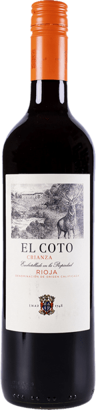 Spedizione Gratuita | Vino Rosso Coto de Rioja Crianza — Invecchiato in Botte D.O.Ca. Rioja La Rioja Spagna Tempranillo 75 cl Capsula a Vite