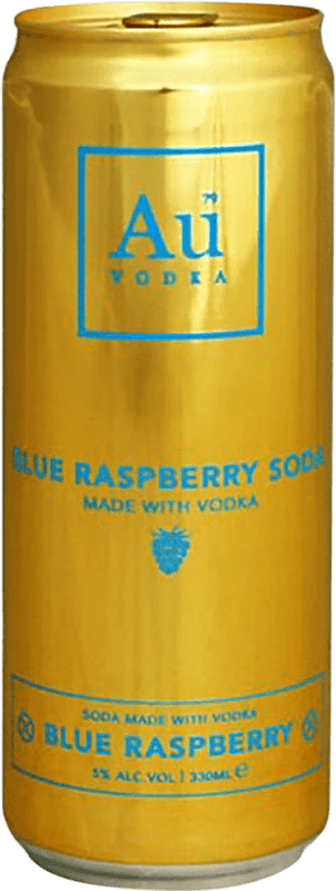 Envoi gratuit | Boîte de 12 unités Boissons et Mixers Au Blue Raspberry Royaume-Uni Boîte 33 cl