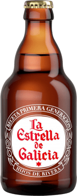 ビール 24個入りボックス Estrella Galicia 3分の1リットルのボトル 33 cl