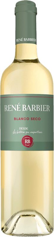 129,95 € Kostenloser Versand | 24 Einheiten Box Weißwein René Barbier Blanco Trocken D.O. Catalunya Halbe Flasche 37 cl