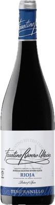 Envoi gratuit | Boîte de 24 unités Vin rouge Faustino Rivero Tinto D.O.Ca. Rioja La Rioja Espagne Tempranillo, Grenache Tintorera Demi- Bouteille 37 cl