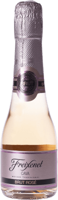 Envoi gratuit | Boîte de 24 unités Rosé mousseux Freixenet Mini Rosé Brut D.O. Cava Espagne Grenache Tintorera, Trepat Petite Bouteille 20 cl