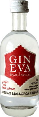 59,95 € | 盒装16个 金酒 Gin Eva Clásico 西班牙 微型瓶 5 cl